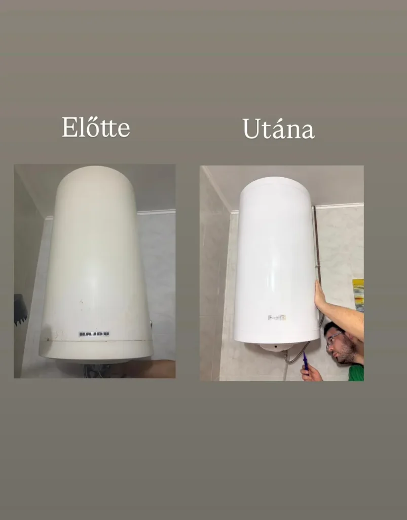 Bojlercsere — előtte és utána (2)